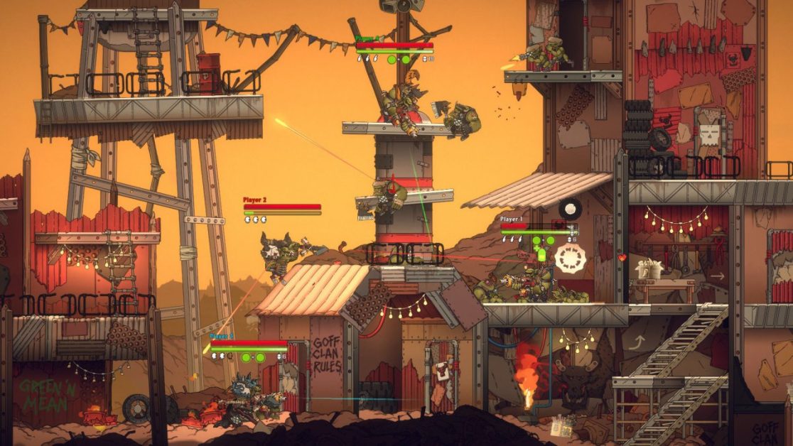 Chaotic battlefield in Twin-Stick Shooter on PC