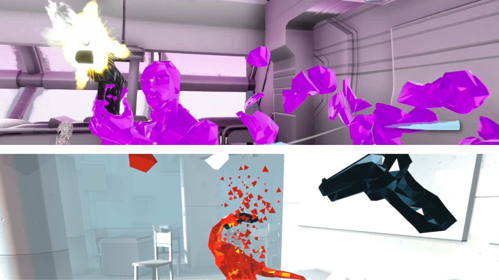 Superhot vs Cold VR