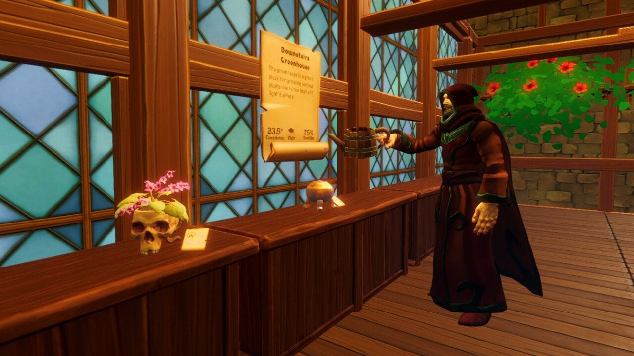 Alchemist brewing potion (Potion Shop Simulator)