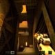 Le joueur explore un couloir métallique avec une arme dans le jeu de démonstration d'IA de Quake 2
