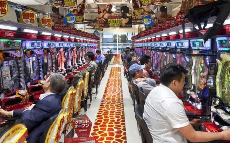 pachinko budaya jepang ruang permainan