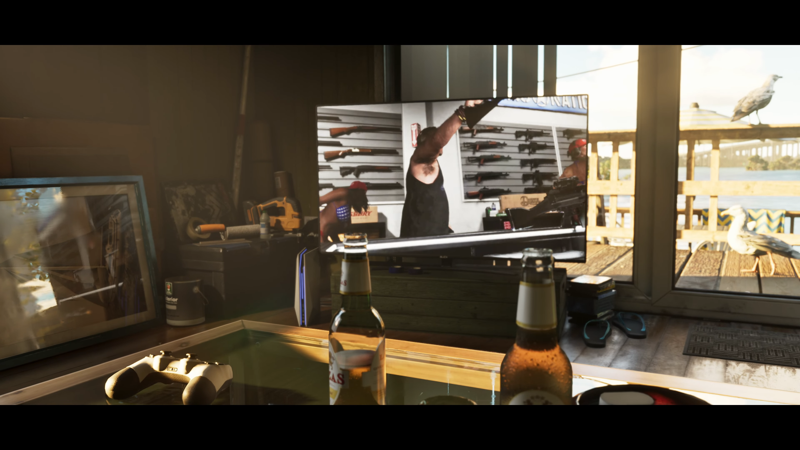 GTA 6 啤酒瓶上逼真的嘶嘶声