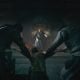 Two figures restrain a kneeling man before a robed preacher in Steam horror game