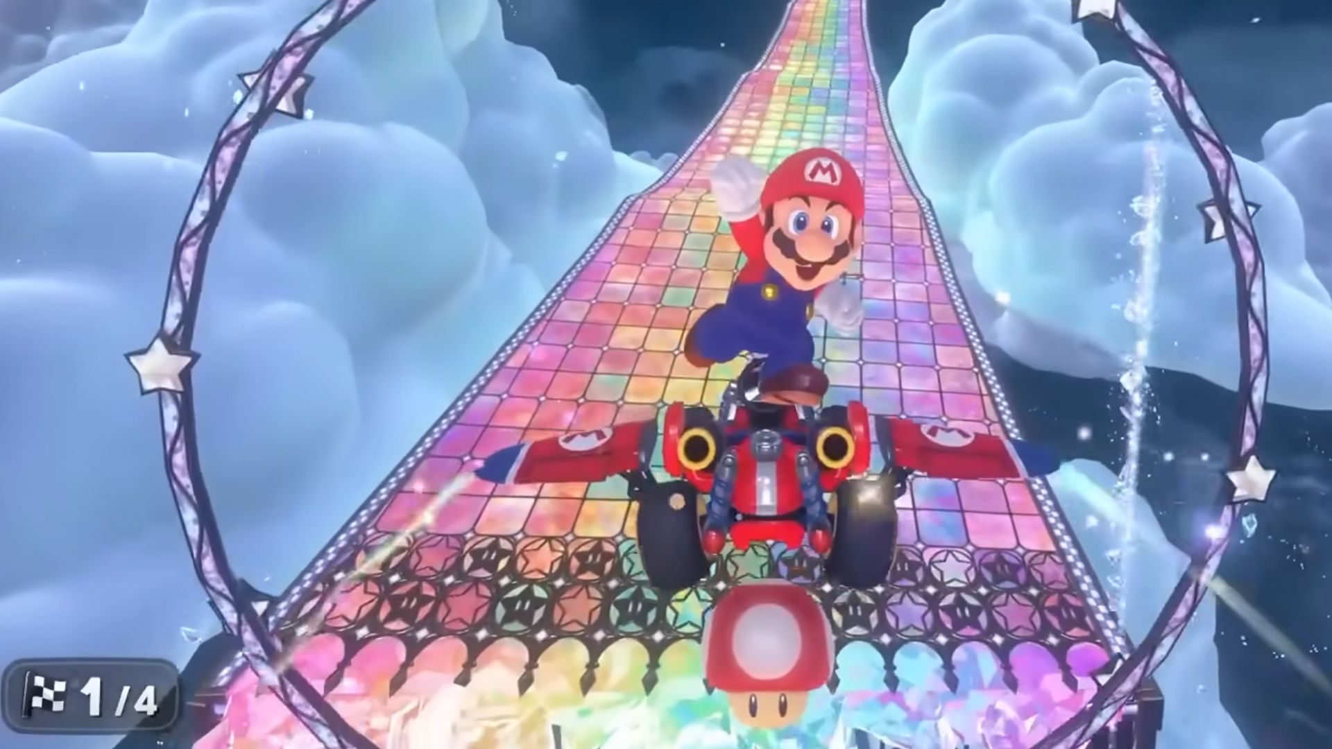 Todos os cursos em Mario Kart World