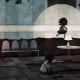 Scena stilizzata di un puzzle platformer di Game Pass con una ragazza che usa la sua ombra per attraversare una stanza