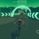 Game Pass 레이싱 게임에서 자전거 타는 사람들이 빛나는 네온 체크포인트를 통과합니다.
