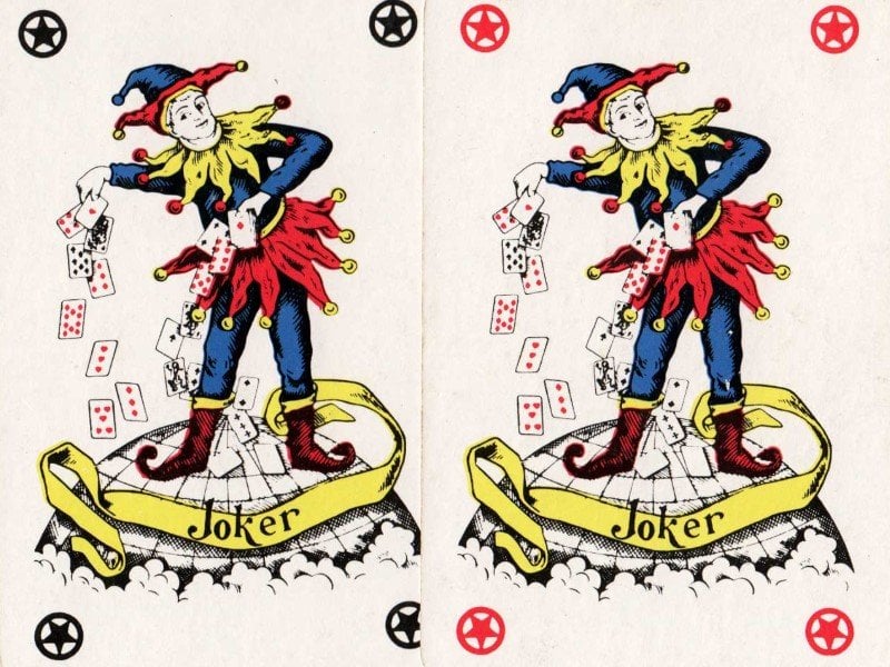 joker deck cards casino games mystery symbolism