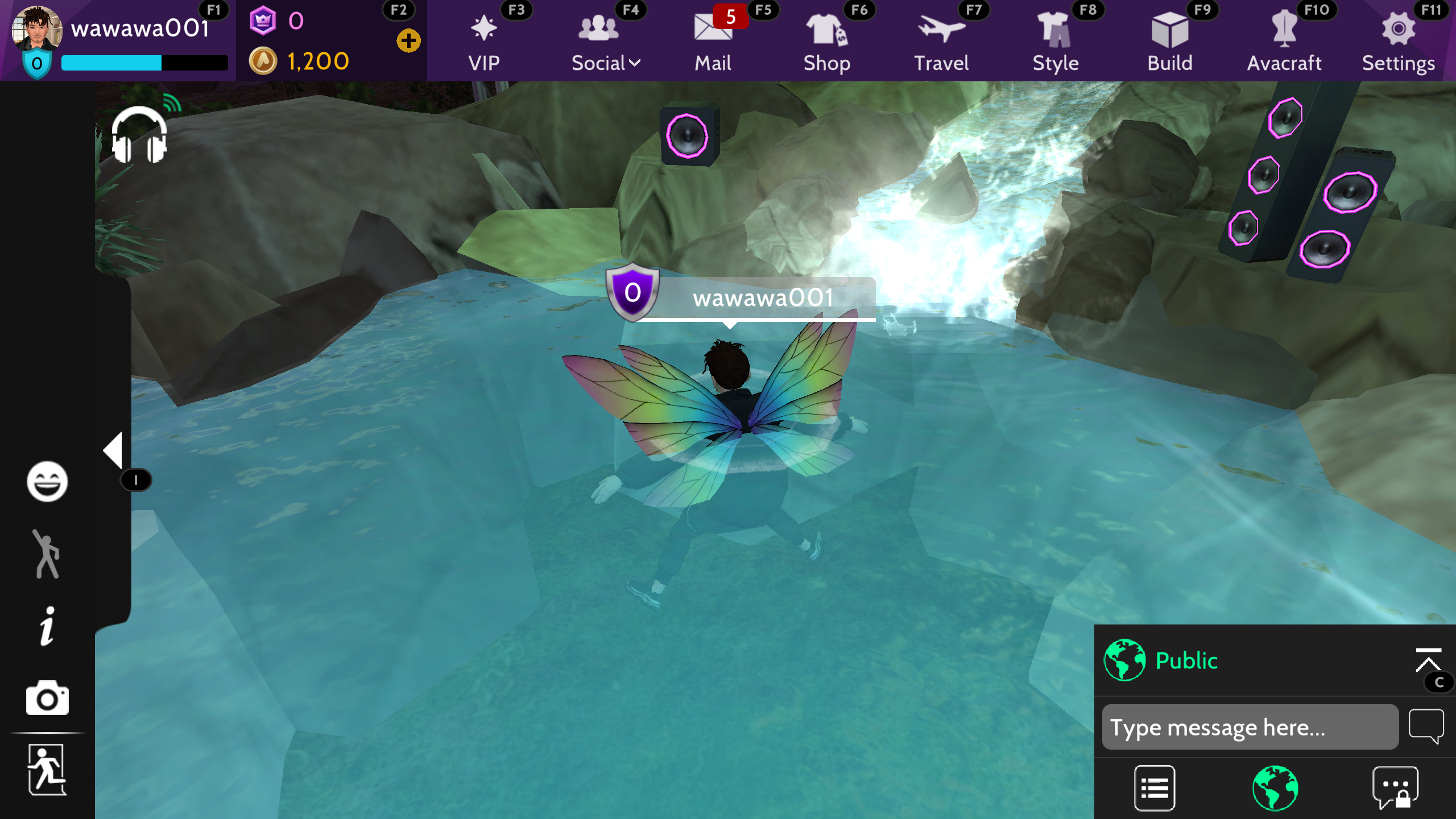 swimming 