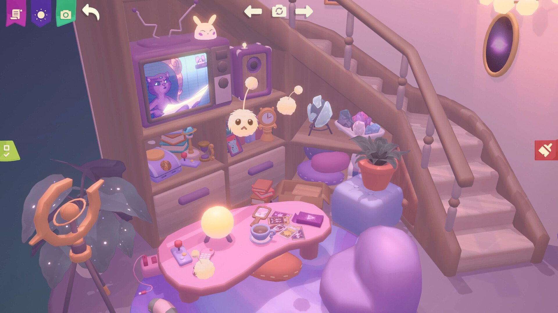 Small study/cubby in witch's home