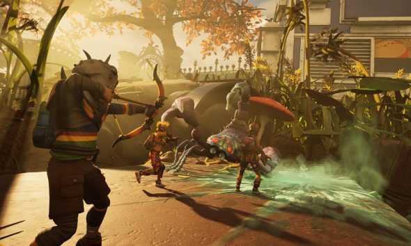 يقاتل الأطفال حشرة عملاقة باستخدام أسلحة مؤقتة في لعبة Game Pass متعددة المنصات
