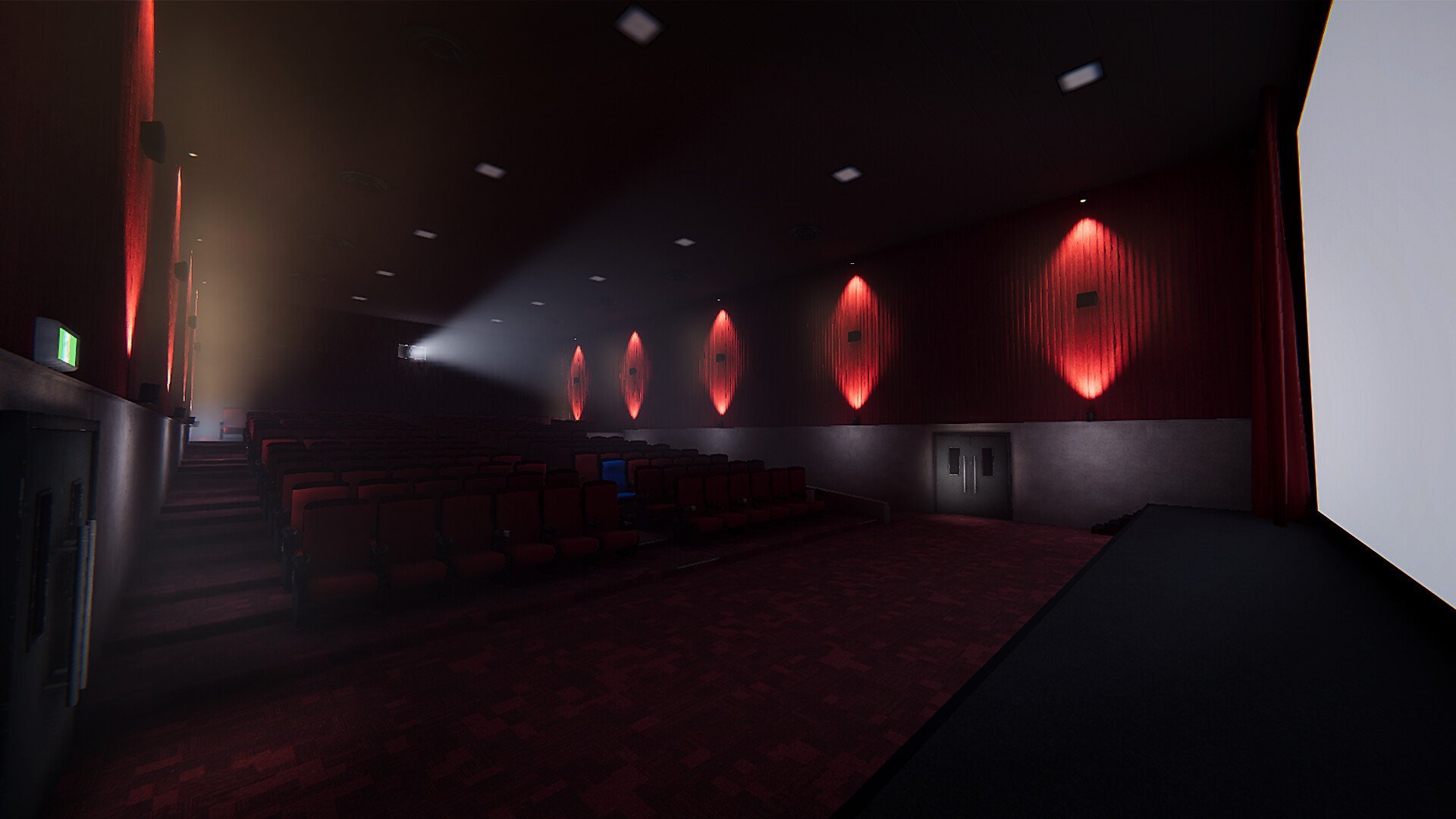 Movie theater interior