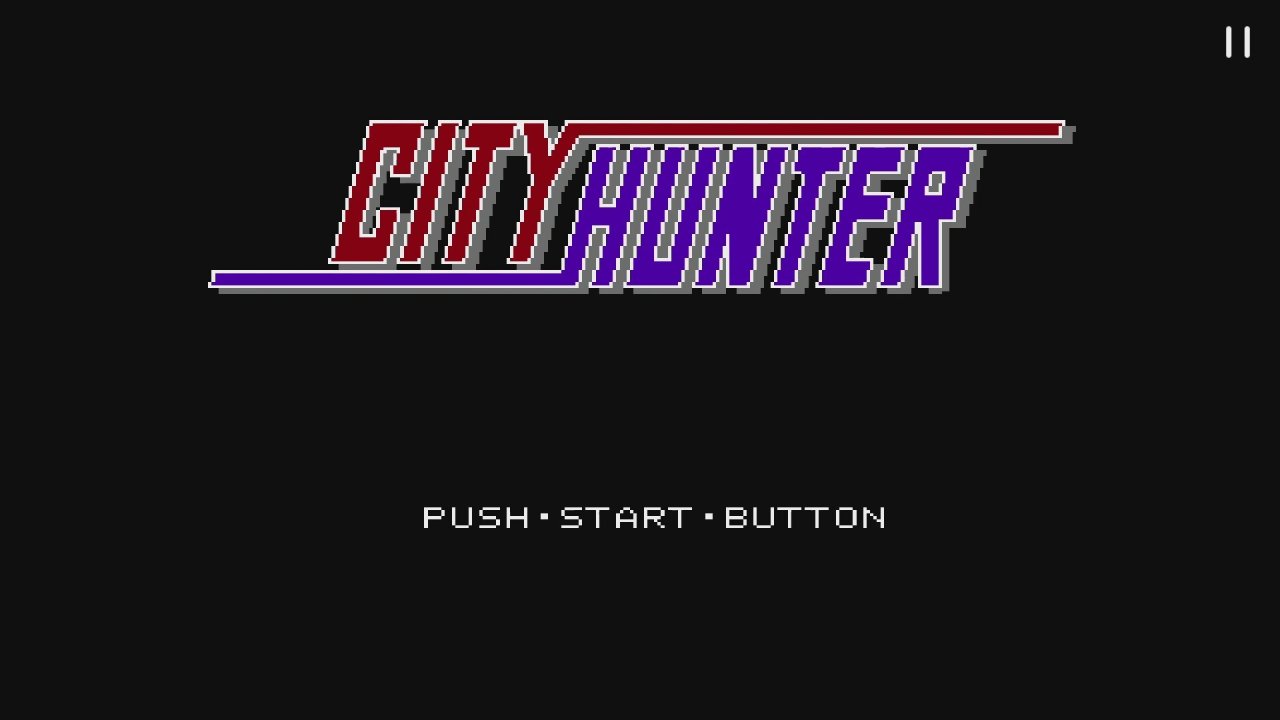 The game screen displays the logo 