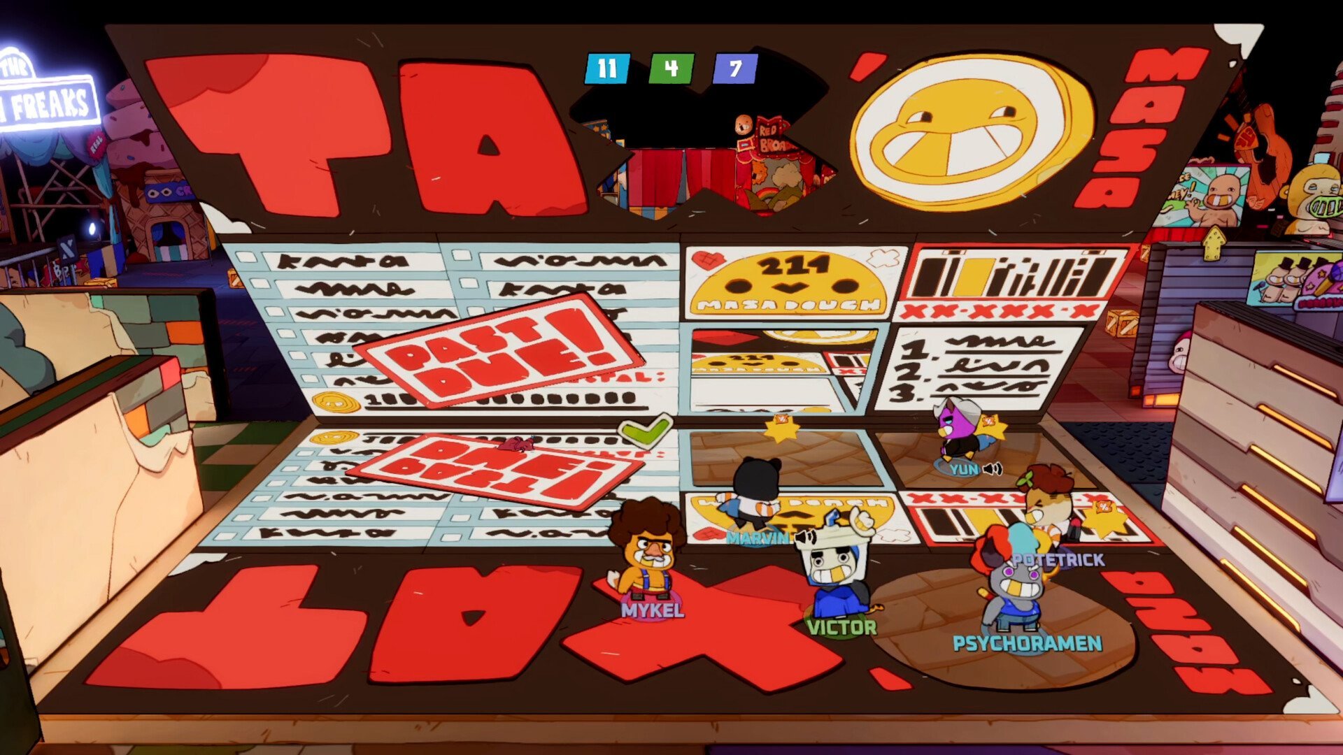 Tax Evasion mini-game