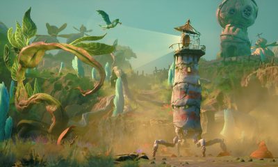 숲이 우거진 자치구를 비추는 등대