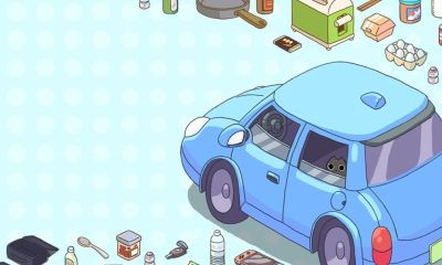 Organisiert innerhalb von Werbegrafiken