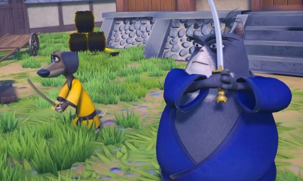 サムライアカデミー：怒りのポーズ