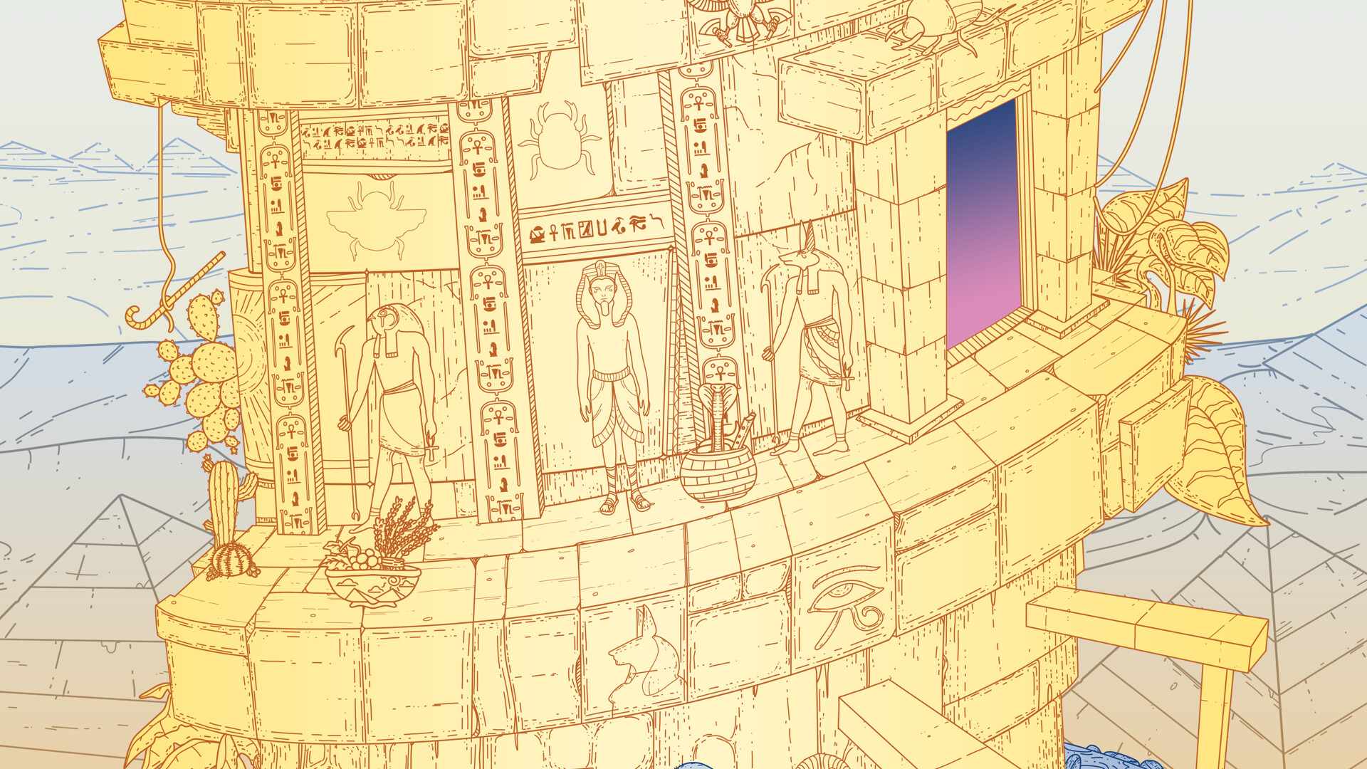 Egyptian Level, A Tower Full of Cats