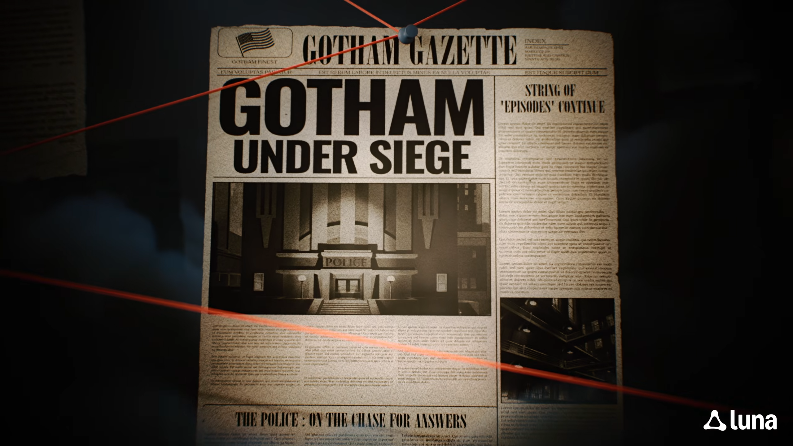 gotham under siege news paper