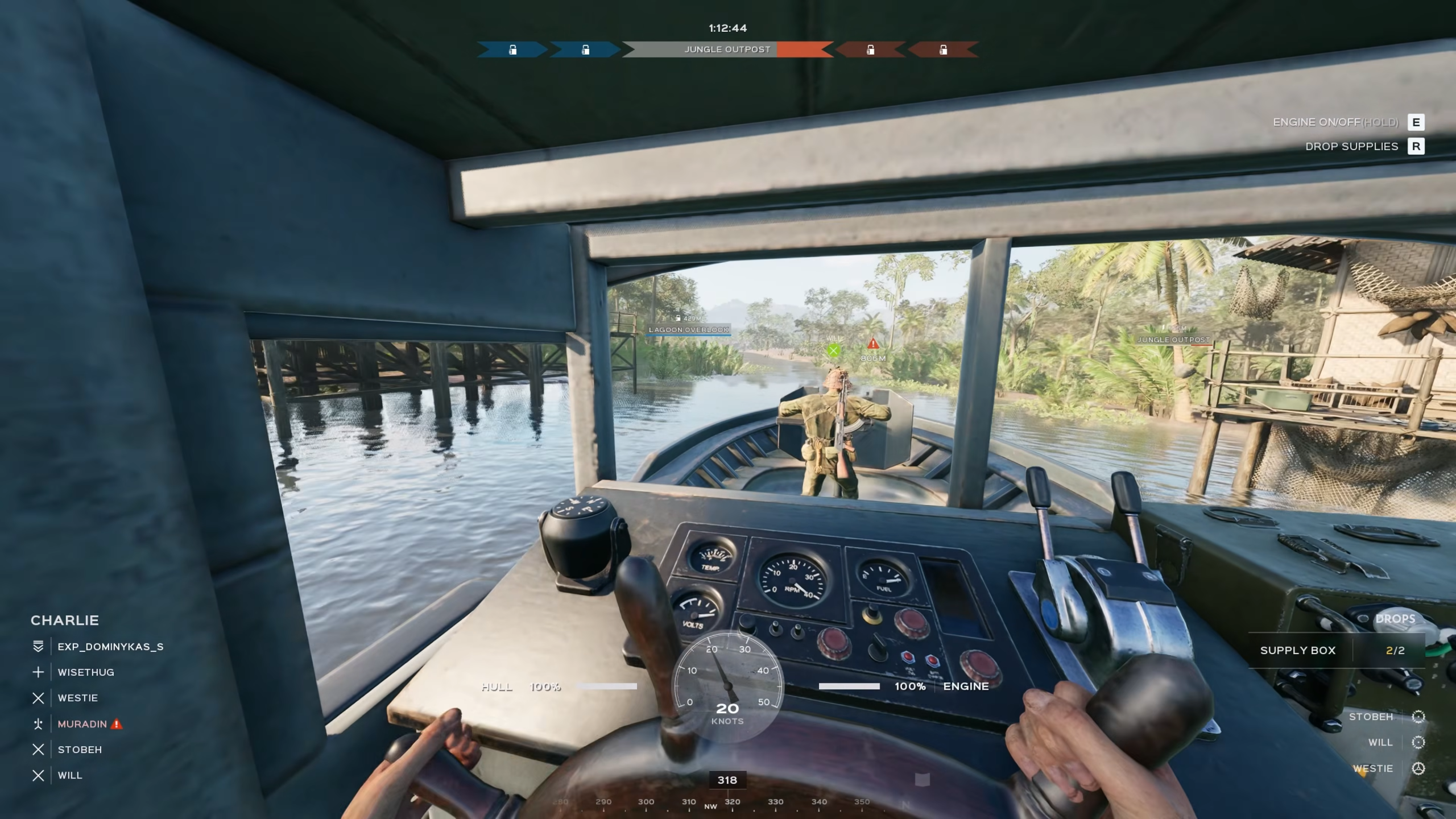 Guys on a boat