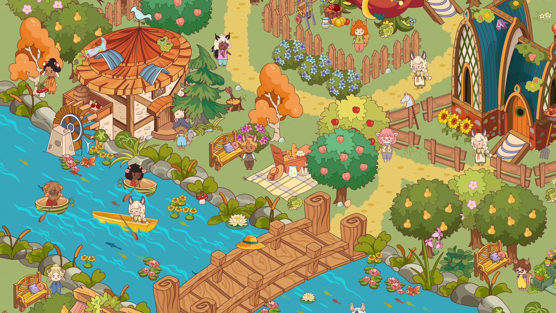Small woodland village, Hidden Legends 2