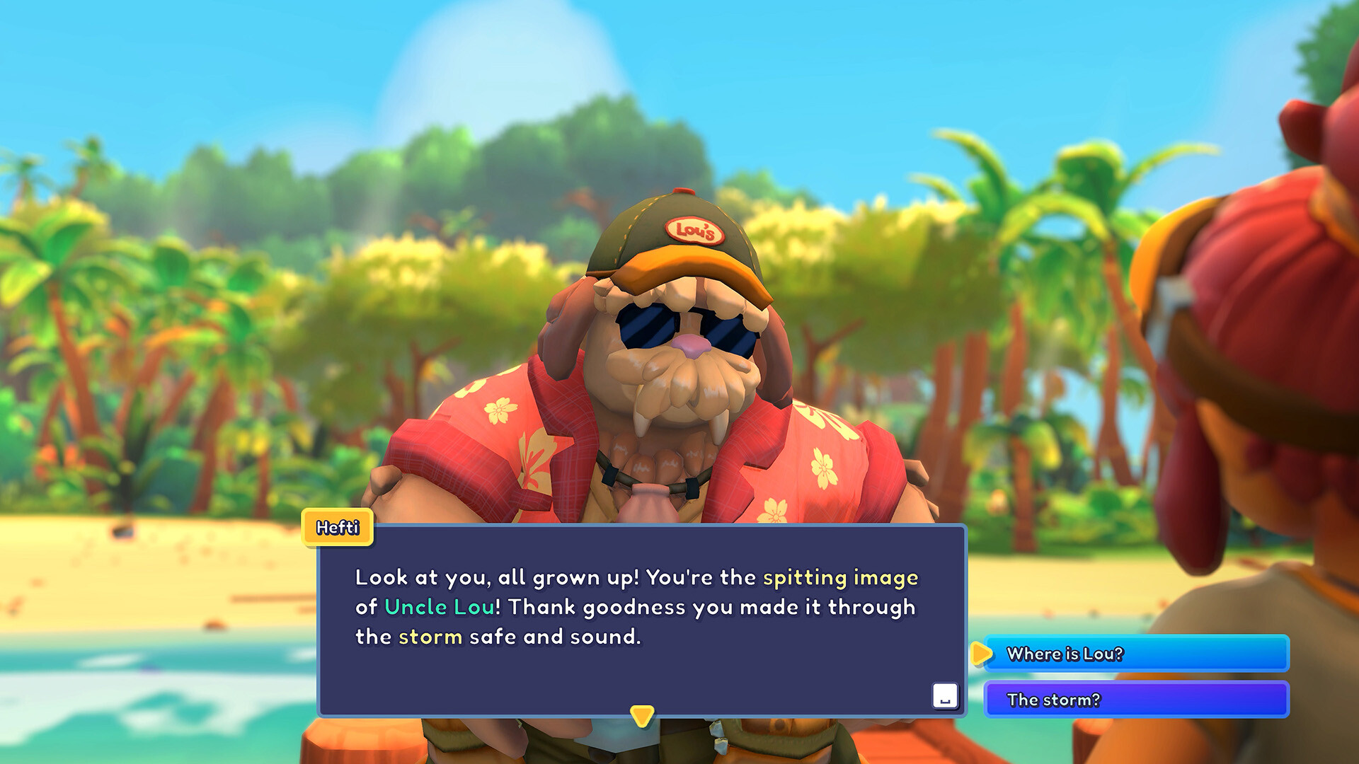Lou’s Lagoon Cutscene