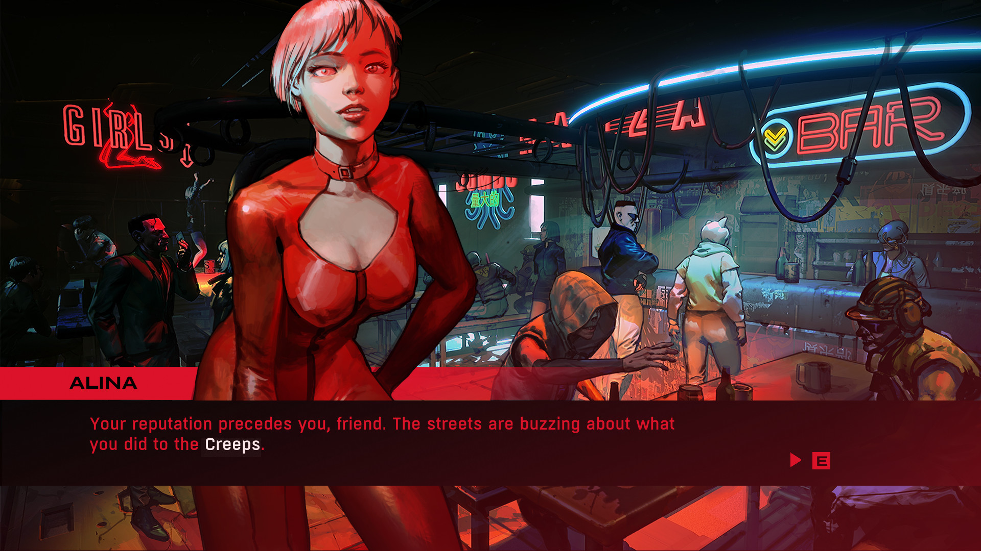 Cutscene in Ruiner