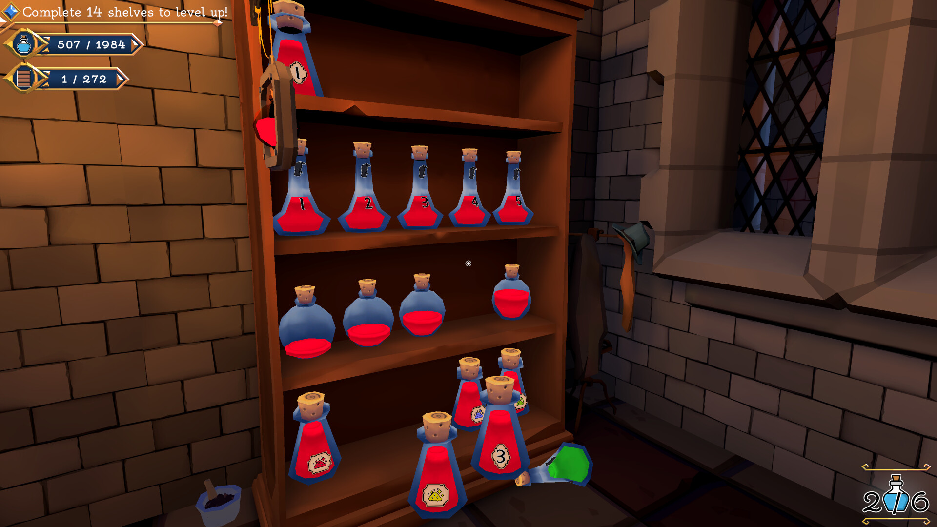 Shelve the Potions! Gameplay
