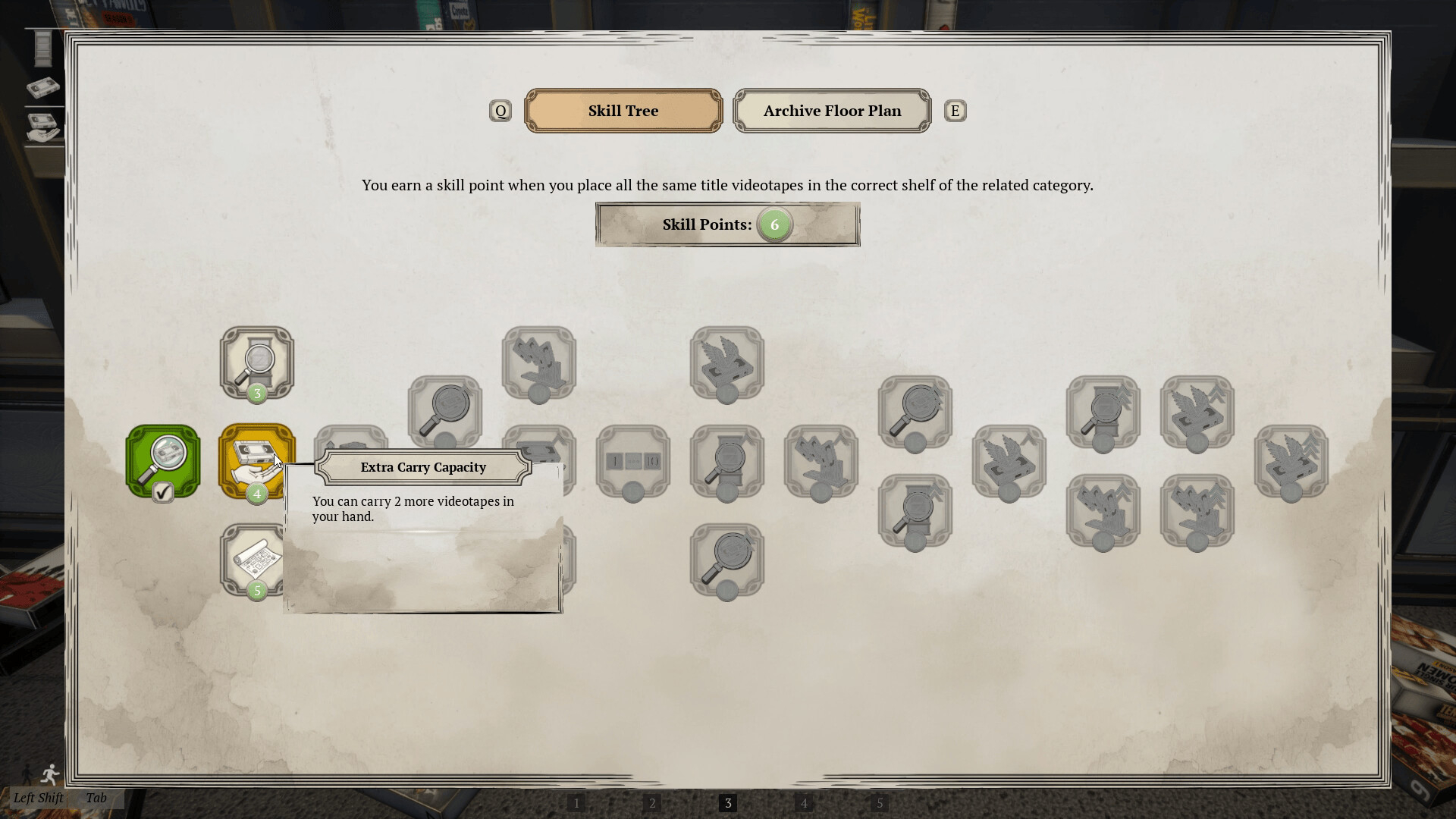 TV Archive: Tidy Up Together Skill Tree