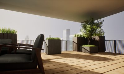 Balcony, There’s a Gun in the Office