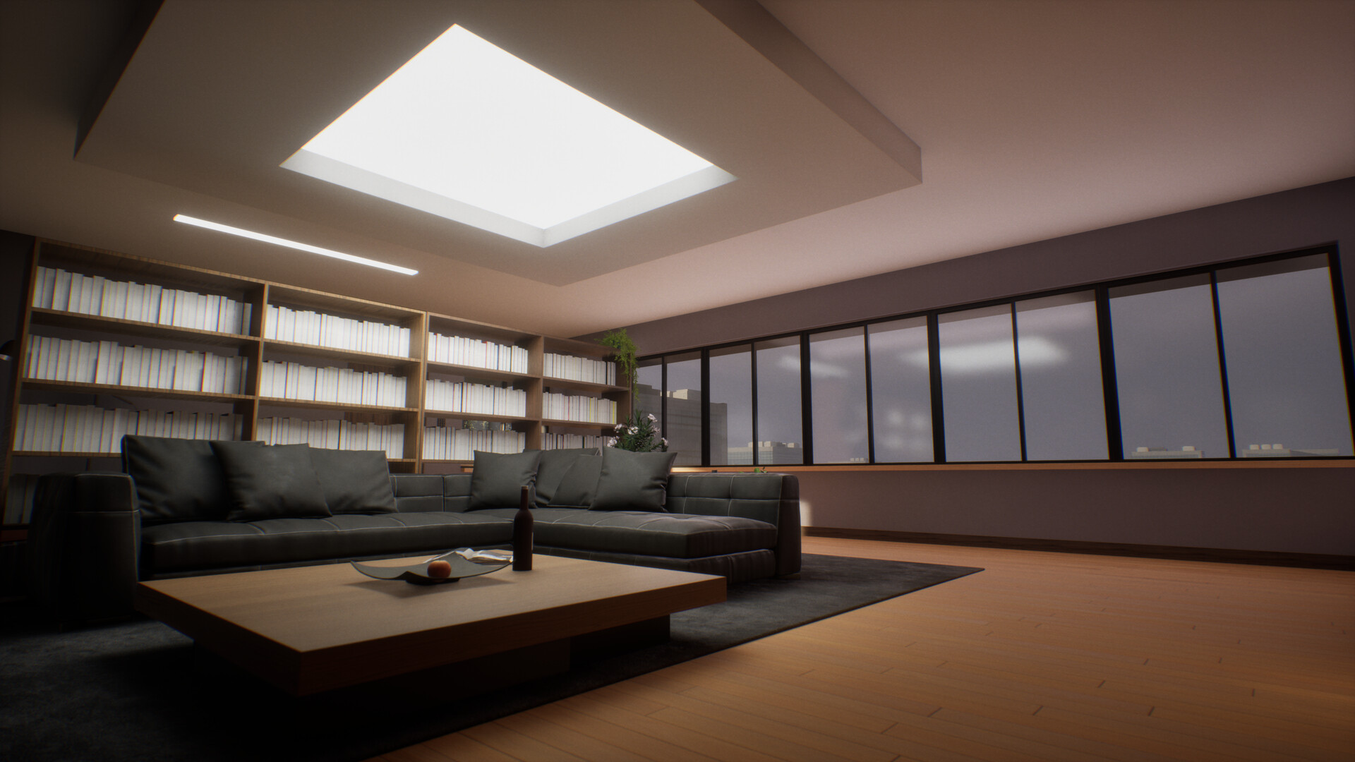 Living Room, There’s a Gun in the Office