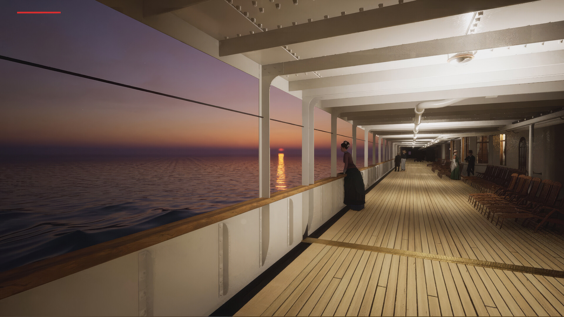 Titanic deck, Titanic Escape Simulator