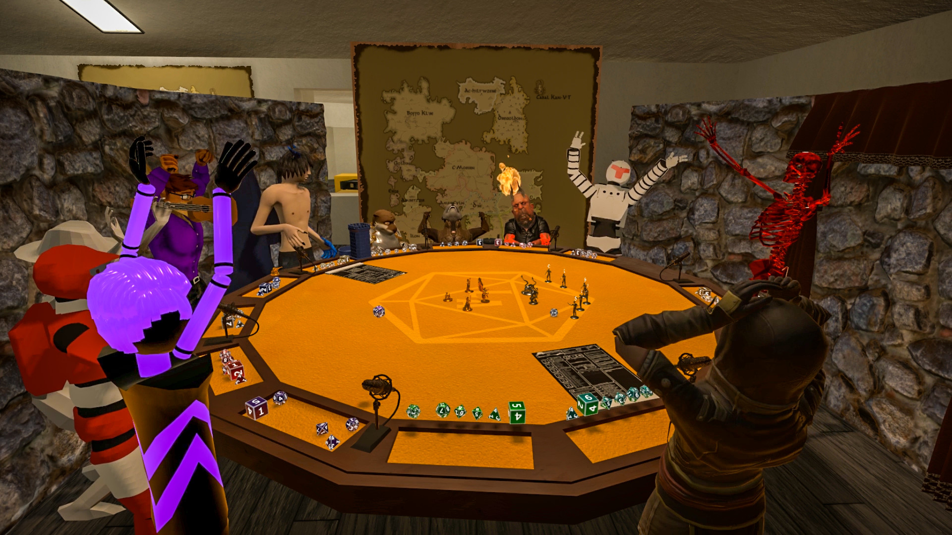 D&D-inspired game, VRChat