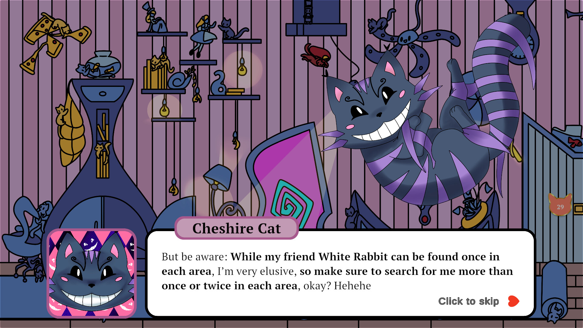 Cheshire Cat, Cats in Wonderland