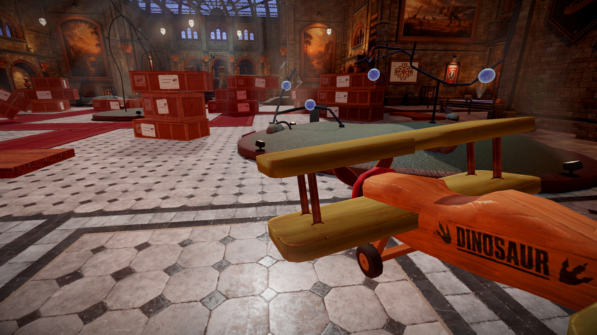 Model Airplane, DinoBones: Tidy Up the Museum!