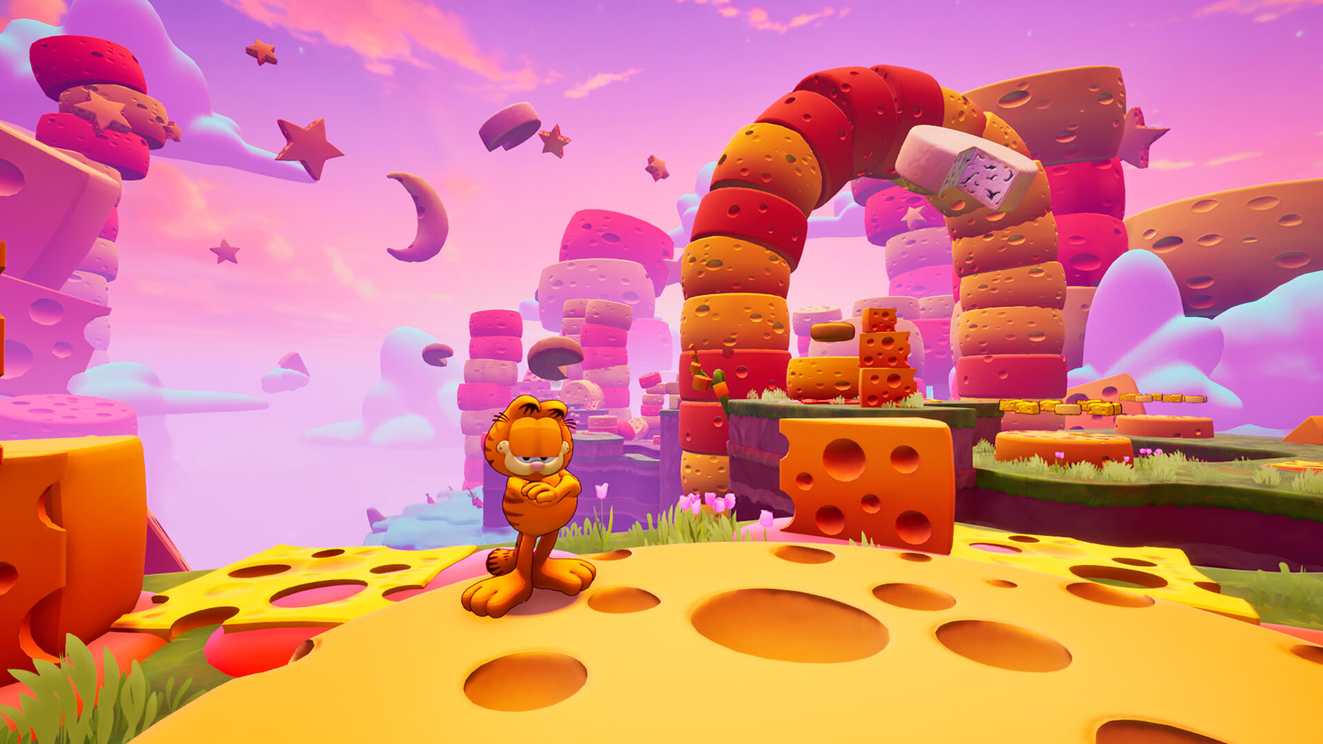 Cheese-inspired world, Garfield - Escape from Monday