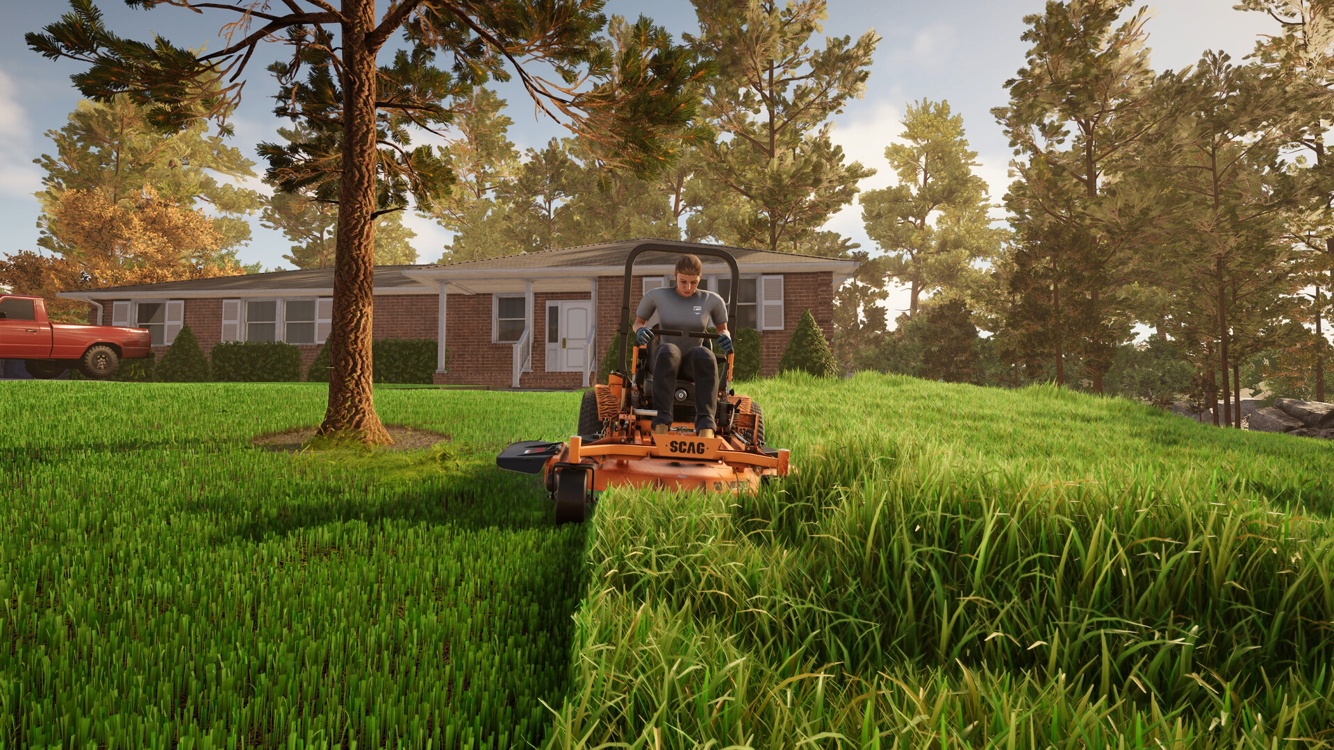 Lawn Mowing Simulator 2 Gameplay