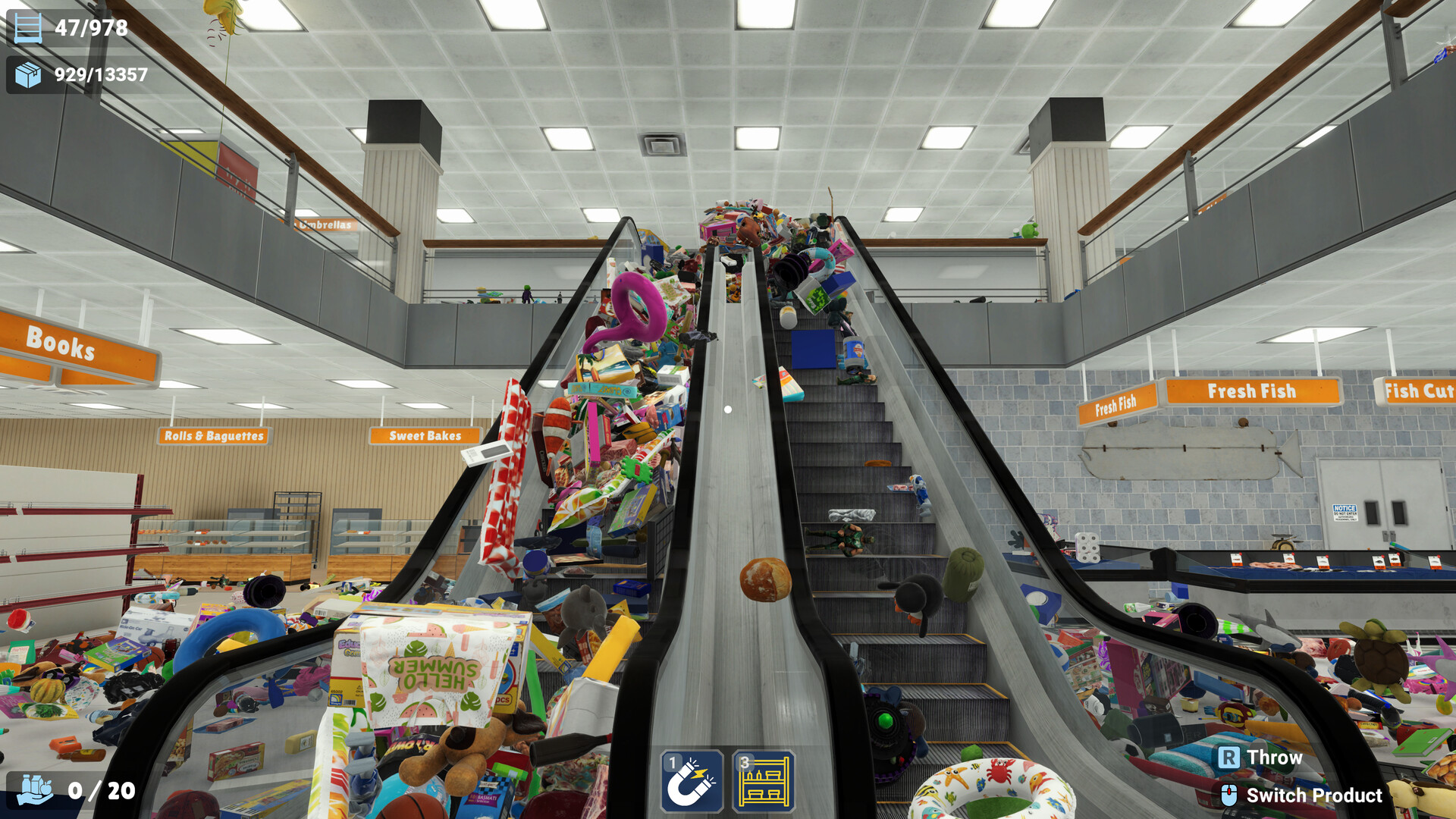 Shopping Mall Escalators, Megastore: Tidy Up Together