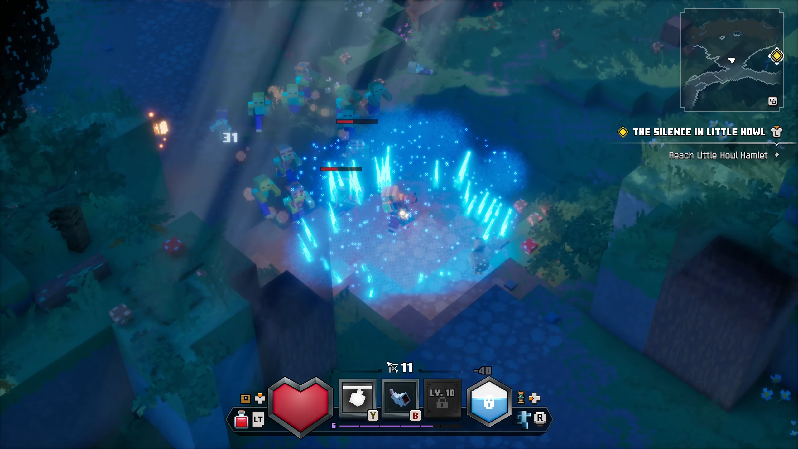 minecraft dungeons review