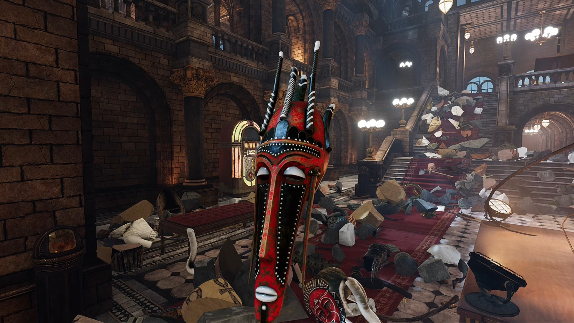 Ceremonial Mask, Museologist: Tidy Up the Museum