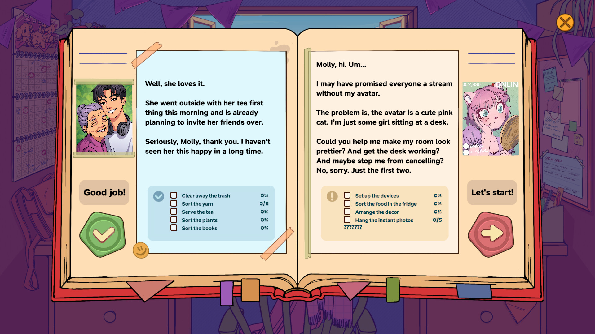 Neat! Contracts Menu