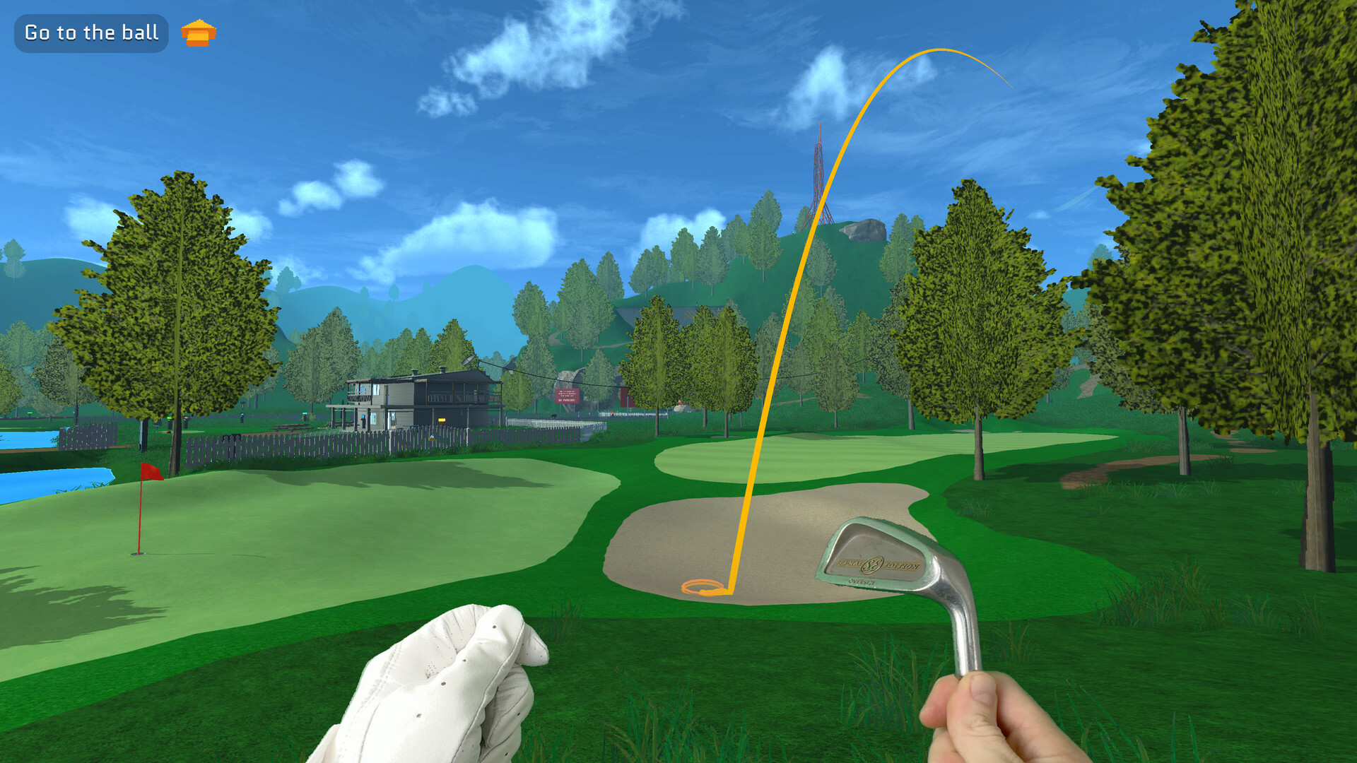 Normal Golf Game First-Person Gameplay