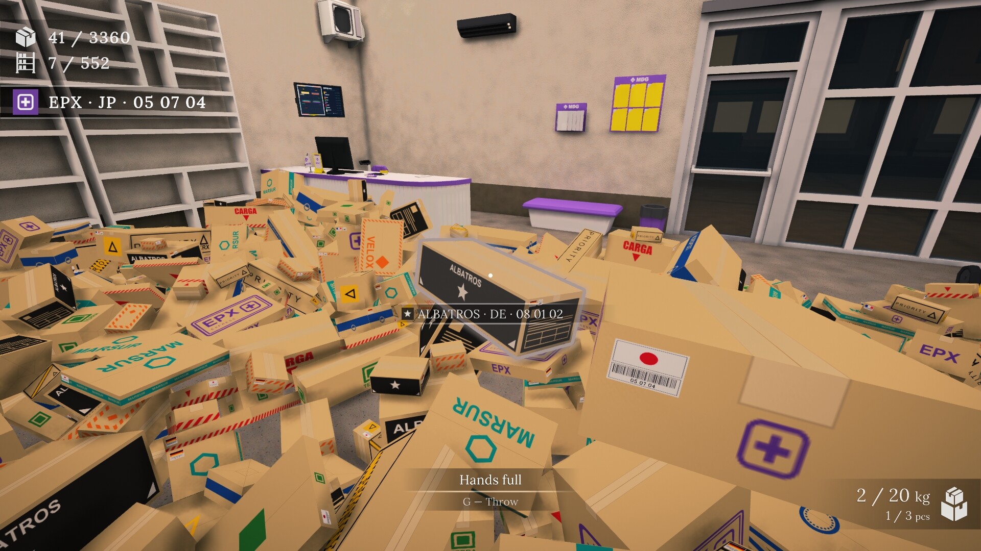 Post Office: Tidy Up Gameplay