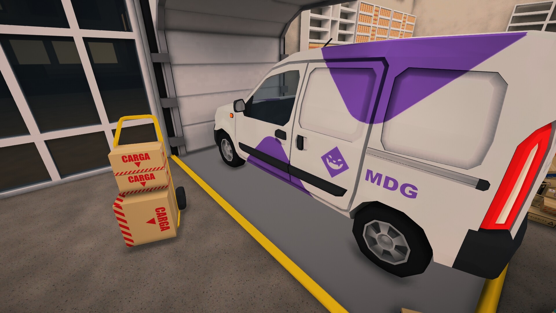 Delivery Van, Post Office: Tidy Up