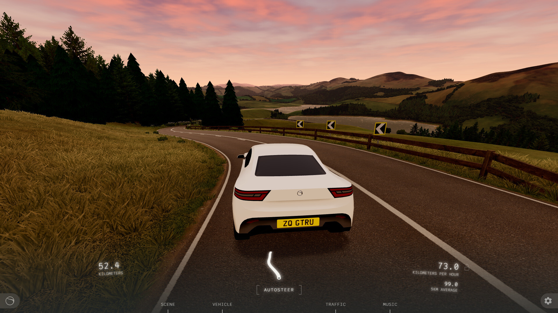 Driving Gameplay, Slow Roads