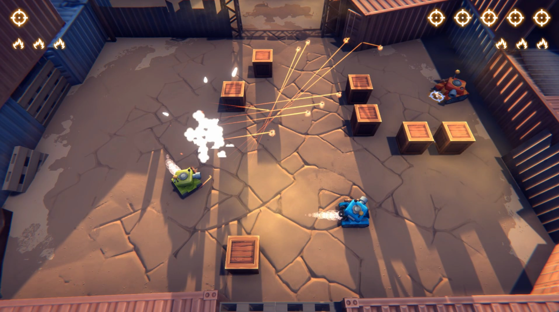 Tiny Tanks: Showdown Gameplay