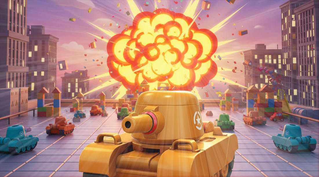 Tiny Tanks: Showdown Key Art