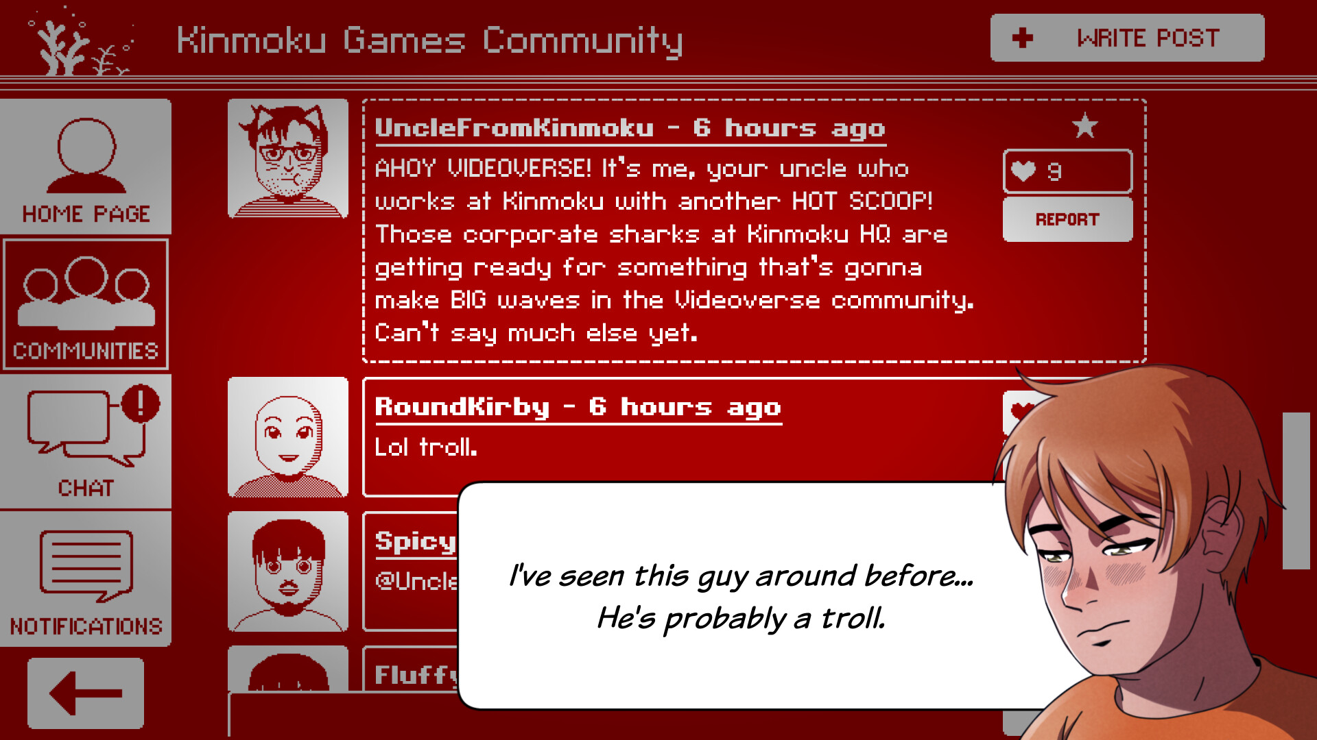 Chat Forum, VIDEOVERSE