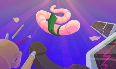 Worming from Home Key Art