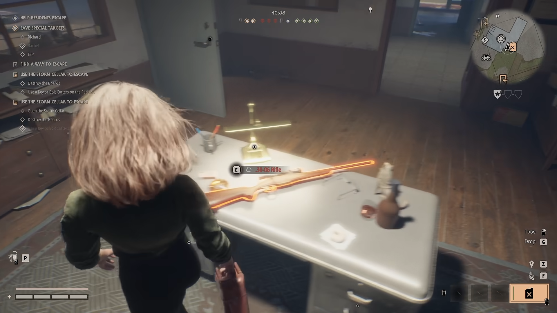 short gun on the table