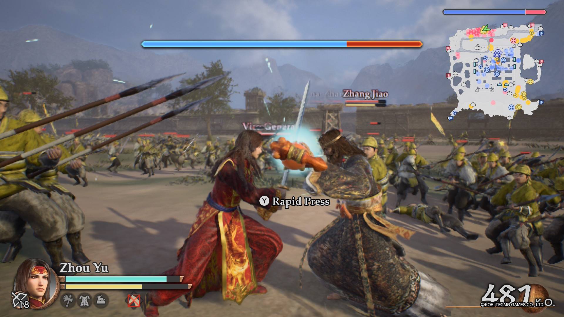1v1 Battle, Dynasty Warriors 3: Complete Edition Remastered